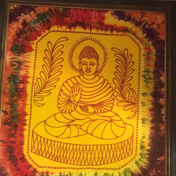 Buddha framed tapestry